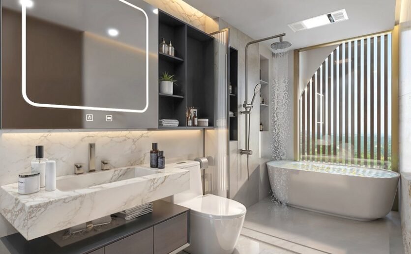 05-MasterBathroom-R1-836×517 Bohemian Residences, Luxury Apartments for Sale in Nyarutarama, Kigali