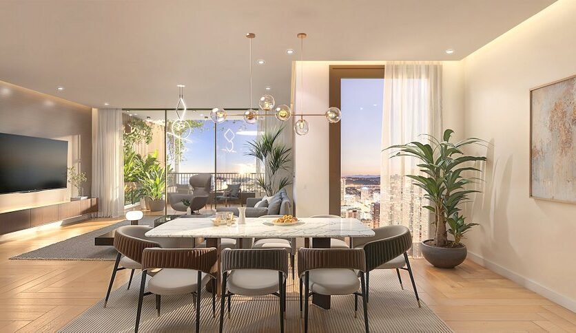 Dining-01R-836×484 Bohemian Residences, Luxury Apartments for Sale in Nyarutarama, Kigali