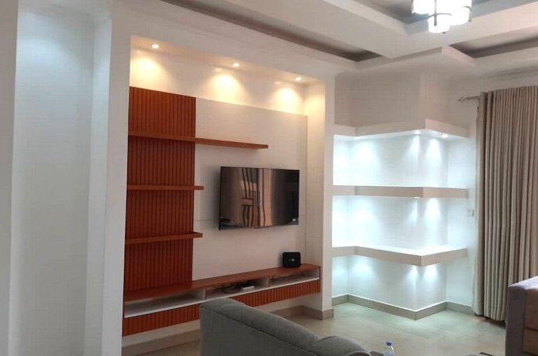 Furnished house for rent in Kibagabaga.