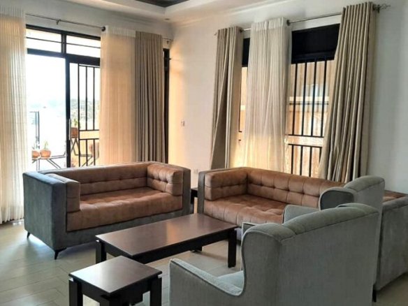 Furnished house for rent in Kibagabaga.