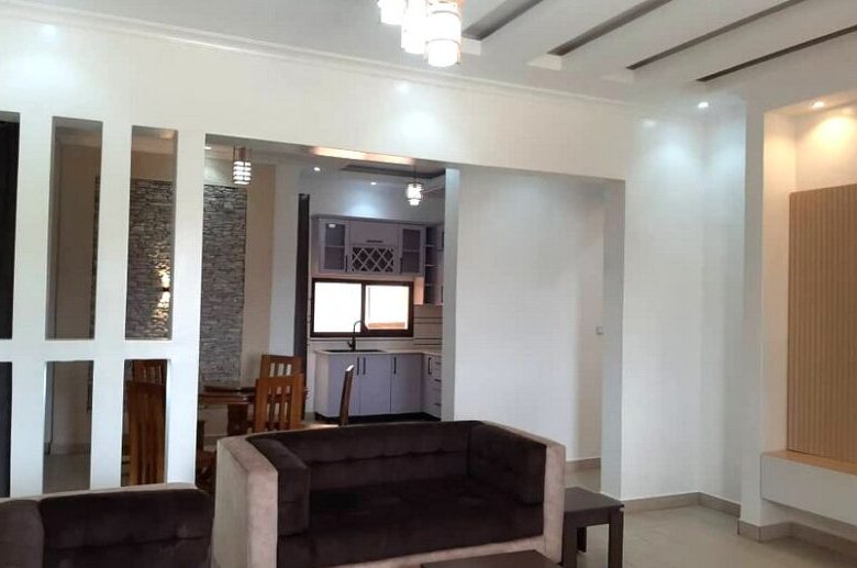 Furnished house for rent in Kibagabaga.