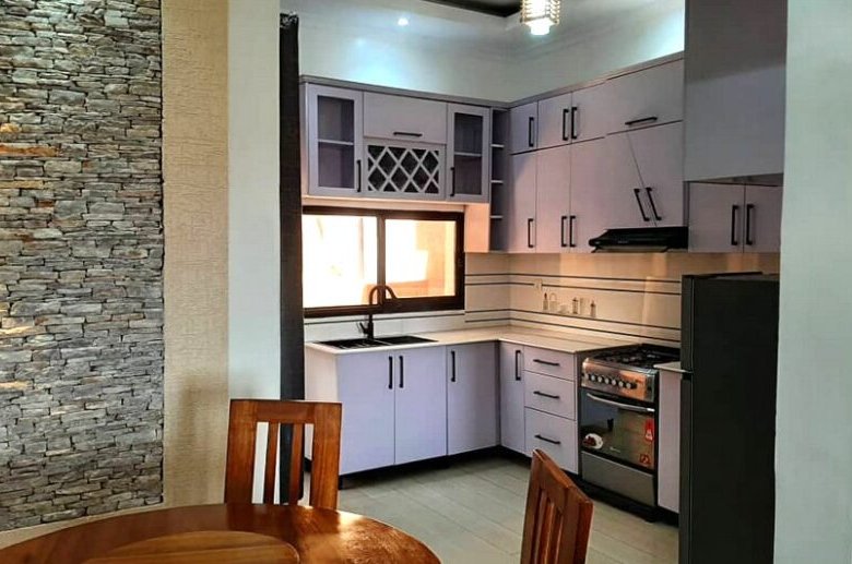 Furnished house for rent in Kibagabaga.