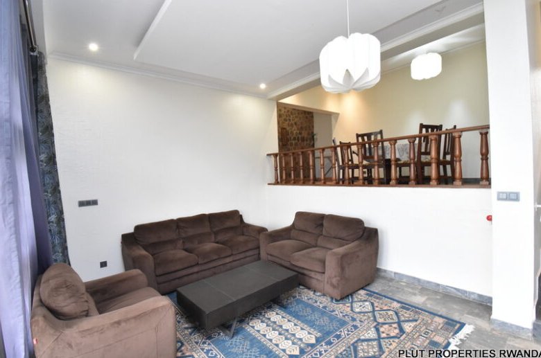Fully furnished house for rent in Kiyovu.