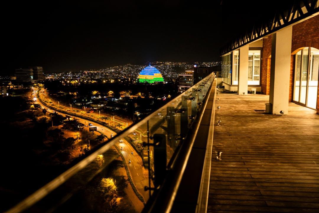 brillian tower night (1) Grade A Office Space for Rent at Brilliant Tower, Kigali CBD