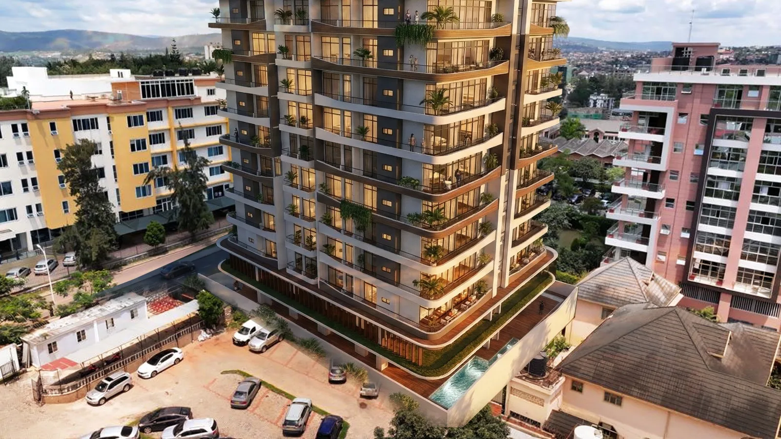 Sahara Residence. Premium Apartments for Sale in Kimihurura, Kigali