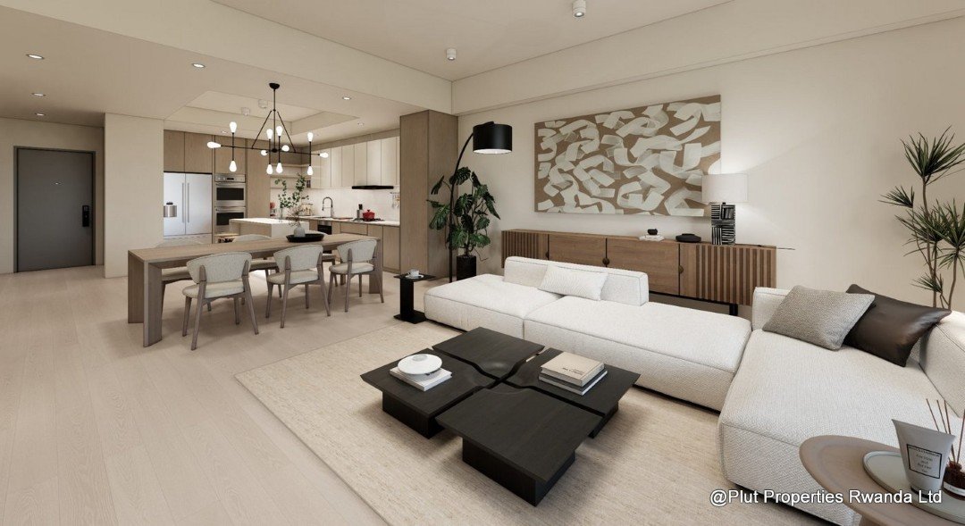 Imara Properties – The Citadel Kacyiru – Living room (2) THE CITADEL – APARTMENTS FOR SALE IN KACYIRU